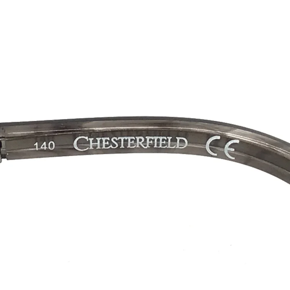 Chesterfield Eyeglasses Frames CH851 0FK5 Gray Rectangle Wire Rim 52-18-140